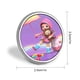 thumbnail image 2 of Rainbow Ruby-Theme Round Button Badge: Premium Metal Construction, Ideal for High-End Events 2.8 cm, 2 of 6