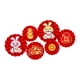 thumbnail image 2 of Decoración China Adhesivo De Pared Calcomanías Papel Flores Ventilador Para Dormitorio Decoración Estilo C, 2 of 5