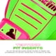thumbnail image 4 of Guantes de Bateo de Béisbol Franklin Sports CFX Pro Rosa/Verde, 4 of 7