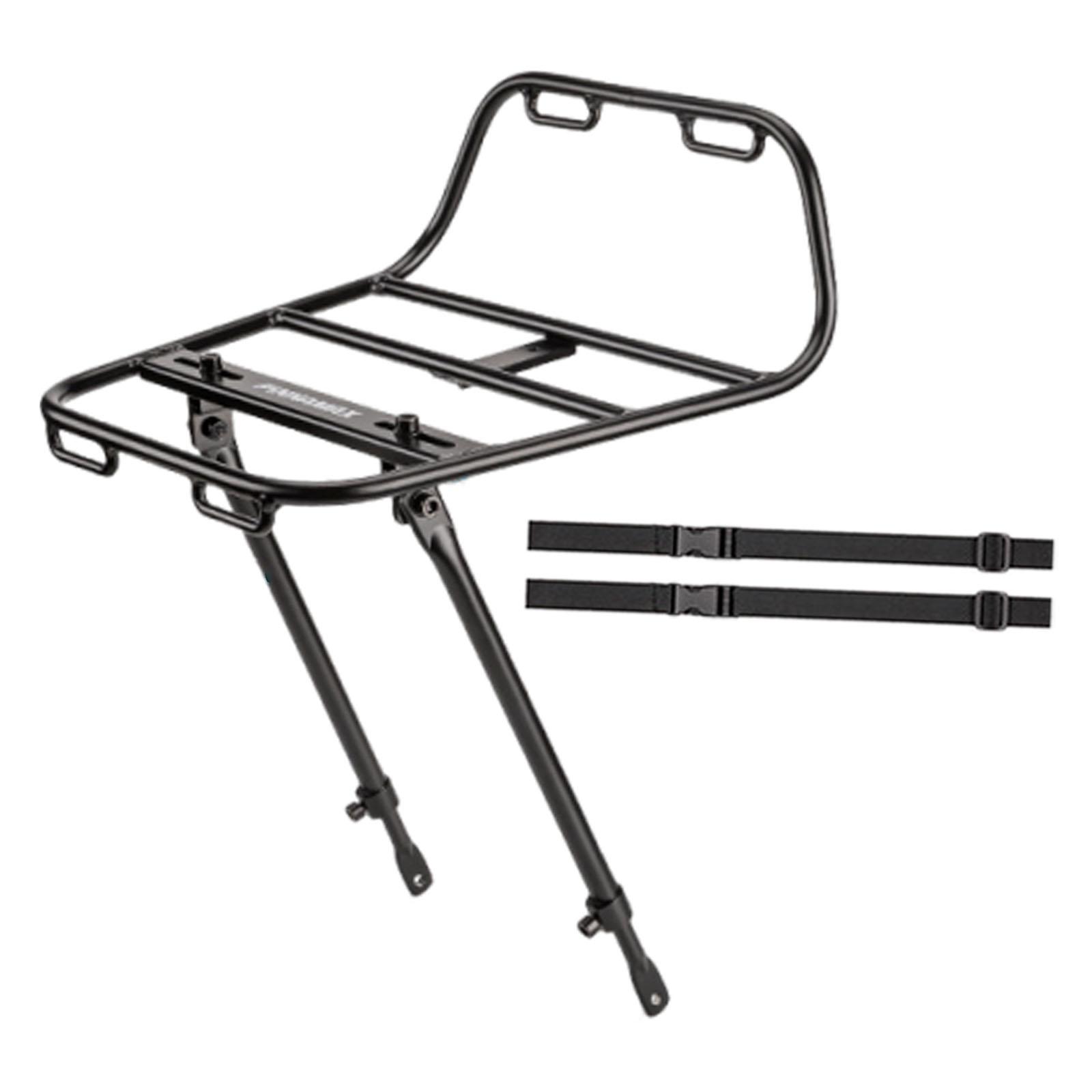 Magideal - Portaequipajes Delantero Para Bicicleta, Compatible Con Bicicletas De Hombre Y Mujer. Fácil De Instalar. Accesorios Para Ciclismo Y Viajes. Portaequip