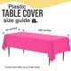 thumbnail image 2 of Mantel de Plástico Exquisite 137 cm × 274 cm Pack de 6 – Cereza, 2 of 7