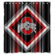 thumbnail image 1 of Cortina de ducha de los Ohio State Buckeyes, juego de cortina de baño con ganchos, tamaño 66 x 72 pulgadas, 1 of 3