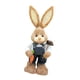 thumbnail image 5 of Estatuilla de conejo de Pascua de paja, estatua de conejo de pie, decoración creativa de Pascua para gabinete de granja, sala de estar, dormitorio de Estilo F, 5 of 5