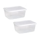 thumbnail image 1 of Contenedor De Almacenamiento Para Nevera, Contenedor De Ensalada De Lechuga Para Despensa, Cocina, 2000ml, 2 Piezas, 1 of 5