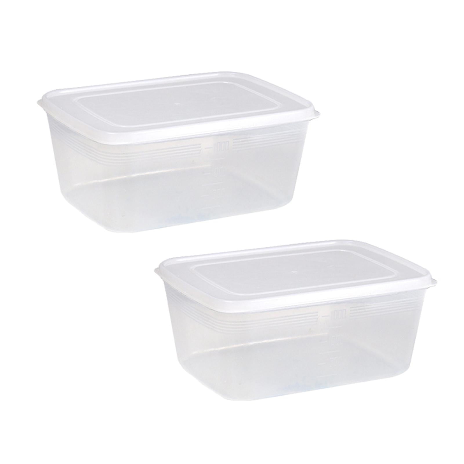 Bothyi - Contenedor De Almacenamiento Para Nevera, Contenedor De Ensalada De Lechuga Para Despensa, Cocina, 2000ml, 2 Piezas