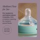 thumbnail image 2 of Tommee Tippee Natural Start Bottle Nipples, Medium Flow, 3m, 2 of 3