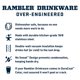 thumbnail image 2 of Vaso YETI Rambler de acero inoxidable con aislamiento al vacío de 590 ml, 2 of 3