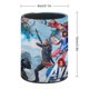 thumbnail image 2 of Vengadores-theme Cylinder Pen Holder Pencil Organizer with Flannel Lining PVC Leather Material Cardboard Base for study work 10*8CM, 2 of 6