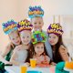 thumbnail image 4 of Paquete de 24 sombreros de cumpleaños KKBES para niños y adultos, 3 patrones, 4 of 8