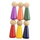 thumbnail image 3 of 6 Piezas Montessori Rainbow Peg Dolls Figuras de Personas Pequeñas Juego de Imaginación Educativo para DIY Craft Graffiti Juguetes Decoración Niños Ni, 3 of 5