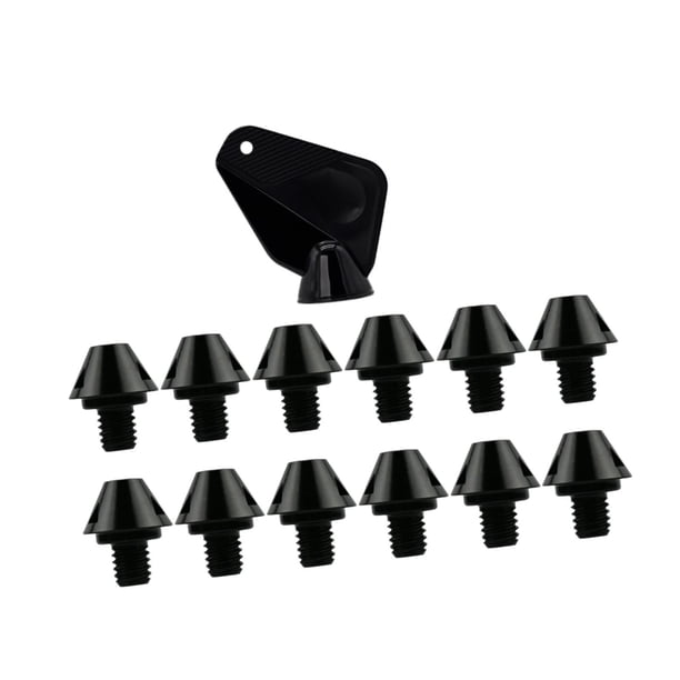 12 Uds. Zapatos de Rugby, Tachuelas para Zapatos de Fútbol, clavos Profesionales Antideslizantes M6, para Botas de Fútbol, zapatos de Pista, Altura 8mm