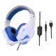 thumbnail image 4 of Auriculares Para Juegos Con Cable Montados En La Cabeza Con Micrófono Y Luz LED Blanco Azul, 4 of 5