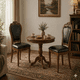 thumbnail image 2 of Pack x2 Sillas de Comedor Berlín con Asiento de eco cuero Tallada en Madera Americana, 2 of 2