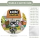 thumbnail image 2 of Carl El Coleccionista theme Fitted Round Tablecloths Elastic Edged Table Covers Waterproof Table Cloth For Kitchen Holiday Party Tables Decor 120cm, 2 of 6