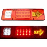 Crusec - Kit 2 Focos Luz Led Trasera 24V Para Autos Camion Universal