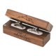 thumbnail image 1 of Caja abatible de madera para joyería Muchly 9,6 × 3,2 × 3,7 cm, 1 of 6