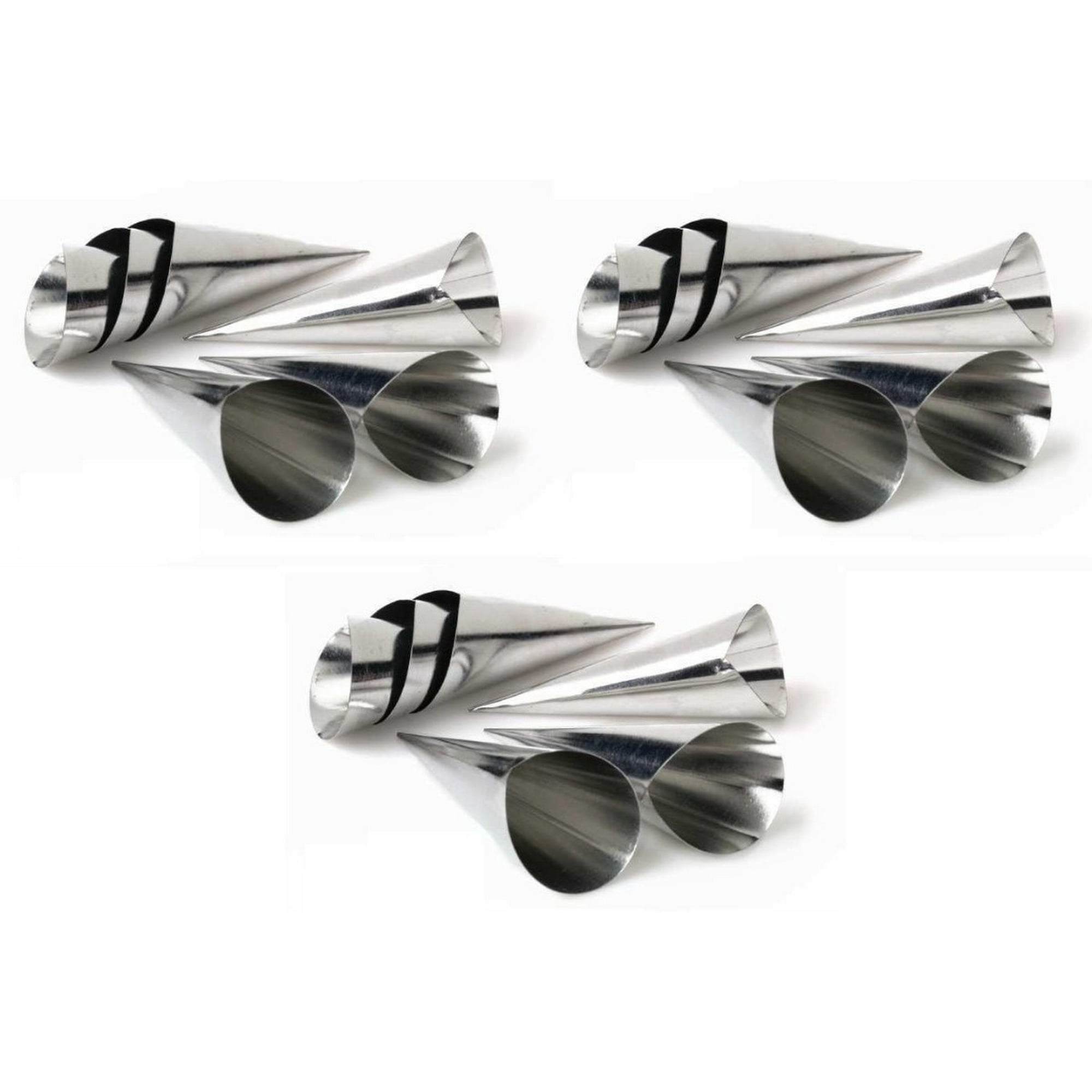 Genérico - Pack X18 Cono Molde Para Cannoli Cachito Croissant Pan Danes