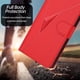 thumbnail image 4 of Funda Cartera Fibra de Carbono para Motorola MOTO G84 5G con Soporte y Cierre Magnético Rojo, 4 of 6