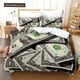 thumbnail image 1 of x2611 Bed SheetsDollars Bedding Set Banknotes Duvet Cover Home Textiles Twin Full Size With Pillowcases Dropshipping 3-Piece Bedding Set (1 Duvet Cover + 2 Pillow Shams) nj2611, 1 of 5