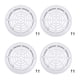 thumbnail image 2 of 4pcs cubierta de reemplazo principal drenaje piscina accessary con tornillos blanco, 2 of 5
