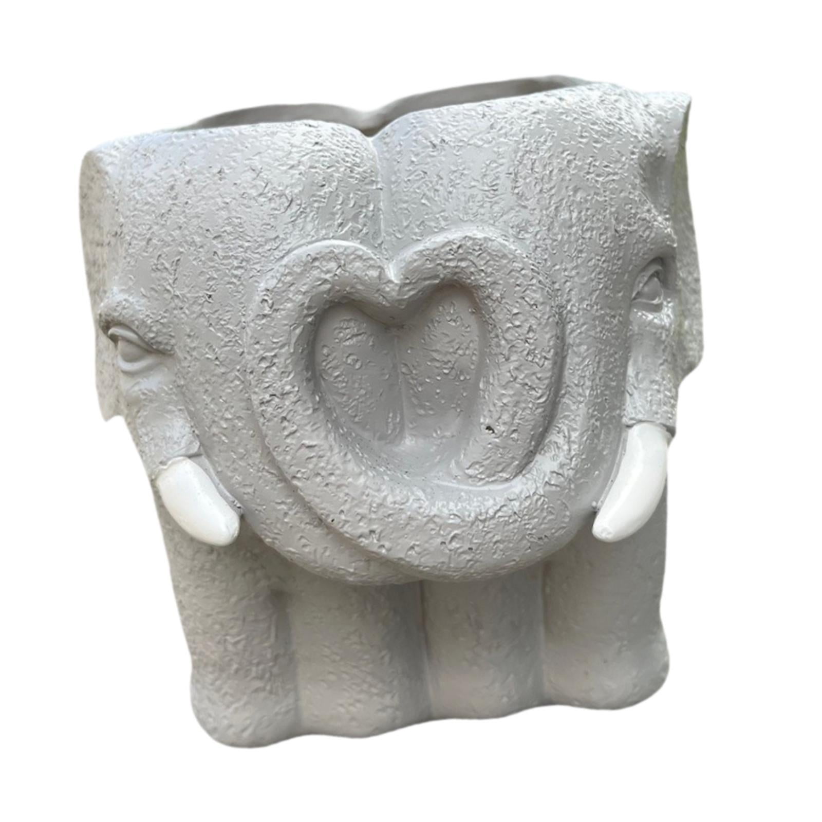 Magideal - Mini Maceta, Decoración Rústica, Maceta Pequeña Decorativa, Soporte Para Plantas Para Jardín, Hogar, Oficina, Escritorio, Mesa, Regalo De Inauguración