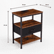 thumbnail image 4 of Pack de 2 Veladores Estilo Industrial Black Wood, 4 of 7
