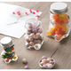 thumbnail image 2 of Pack 12 botellas vidrio osito 80 ml herméticas, blancas, 2 of 3