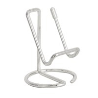 Ioensy - Accesorios De Escritorio Decorativos De Soporte De Exhibición De Tarjeta De Visita De Línea Elegante