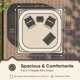 thumbnail image 2 of Refugio portátil TABU 183x183 cm Tienda pop‑up beige, 2 of 8