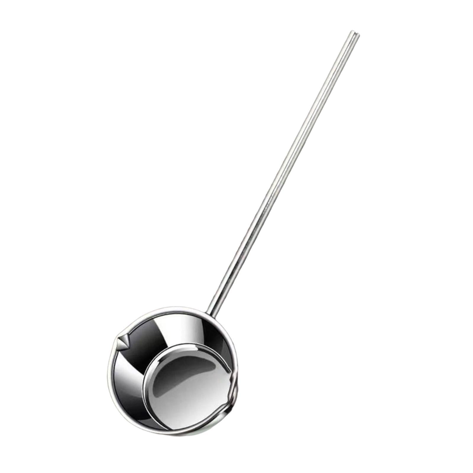 Bothyi - Mini Cacerola Con Doble Pico Vertedor, Utensilios De Cocina, Olla Para Cocinar, Cuchara Para Verter Aceite