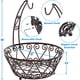 thumbnail image 2 of Frutero Con Colgador Para Plátanos Simplehouseware Bronze, 2 of 6