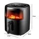thumbnail image 3 of Freidora de Aire Nappo 1500W 5,7L Con Luz y Visor Negra, 3 of 4