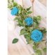 thumbnail image 5 of Flores Artificiales N&T NIETING Rosas Falsas 25 unidades Azul con Tallo, 5 of 8