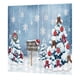thumbnail image 4 of Cortinas De Ventana Con Temática Navide?a, Mu?eco De Nieve - 170x200cm, 4 of 5