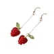 thumbnail image 4 of Pendientes De Frambuesa, Dulce Playa Para Mujer, Damas Para Aniversario, Regalo Festivo, Gota Larga, 4 of 5