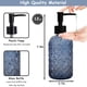 thumbnail image 2 of Juego Dispensador De Jabón De Vidrio Azul De 350 Ml Recargable Paquete De 2, 2 of 6
