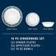 thumbnail image 2 of Juego de vajilla Corelle Vitrelle de 18 piezas para 6 personas, 2 of 5