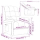 thumbnail image 3 of Sillón Reclinable Casafoyer Tela Gris Oscuro, 3 of 3