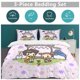 thumbnail image 5 of x412 My Neighbor Totoro Bed Duvet Cover Microfiber Bedding Sets 3D Printed Lightweight 3 Piece Comforter Sets, 1 Duvet Cover And 2 Pillow Shams for Kids Boys Girls 90"x90" jn412, 5 of 5