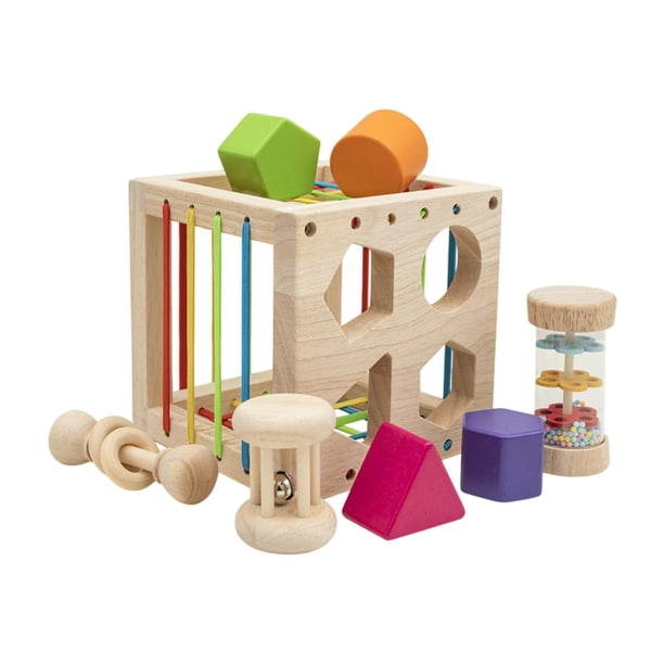 Bloques de forma sensorial de forma de color juguetes sensoriales aprendiendo actividades preescolares juguete sensorial para fiesta juguete viajar
