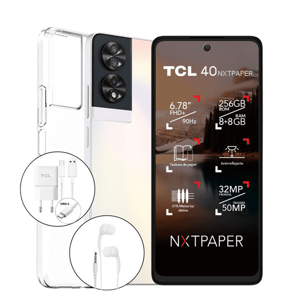 Smartphone TCL 40 NXTPAPER 256GB 8GB RAM | Lider