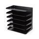thumbnail image 4 of Organizador de archivos Huron Desktop horizontal con 6 ranuras, 4 of 6