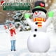 thumbnail image 2 of Muñeco de nieve gigante FunFanso inflable navideño de 2,1 m con luces LED, 2 of 6