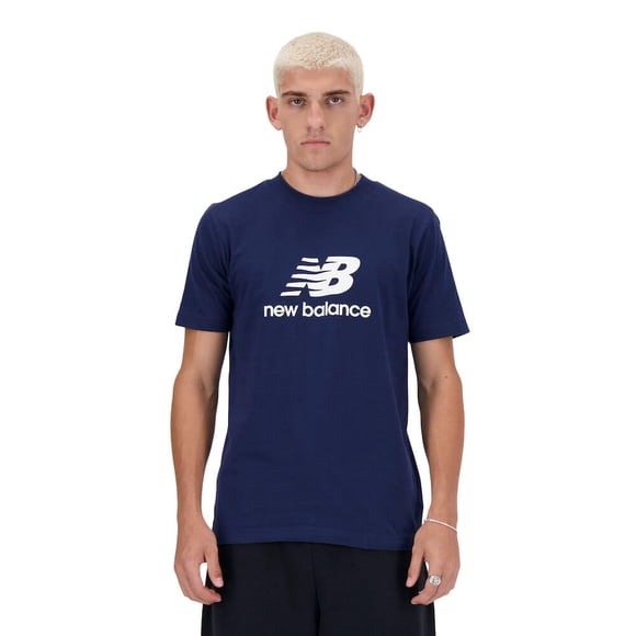 Camiseta New Balance Sport Essentials Logo para Hombre Azul Marino