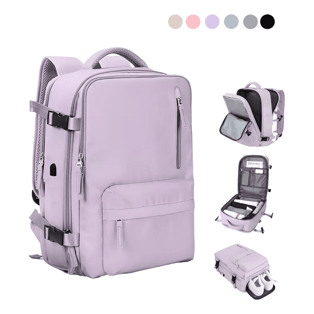Mochila De Senderismo Impermeable De Viaje Grande Con Interf