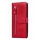 thumbnail image 4 of Funda tipo cartera para Google Pixel 8 Pro con bolsillo con cremallera y ranuras para tarjetas – Función de soporte Rojo, 4 of 6