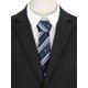 thumbnail image 4 of INSPIRE CHIC Corbata de Hombre con Estampado de Rayas, Flores de Corona y Ancla para Graduación, Uniforme Escolar, Universidad, Talla Única, Estilo-7, 4 of 5