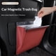 thumbnail image 2 of Bolsa de basura impermeable del coche led Bolso de basura del lado del pasajero Bolsillo de almacenamiento de cuero artificial a prueba de fugas Reusable Viajar Oficinas portátiles Latos de, 2 of 3