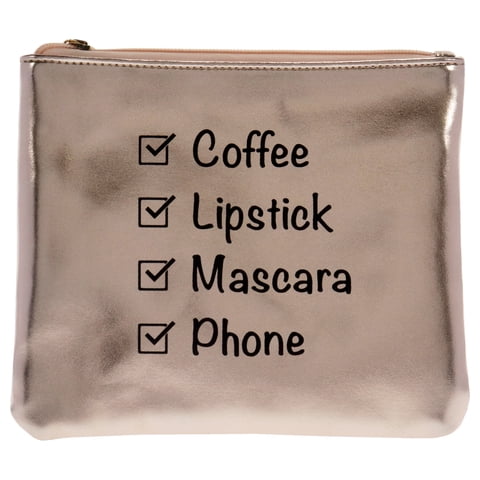 Cartera Cosmética Reaction Retail Metal Rosa