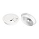 thumbnail image 1 of Uxcell 2Pack Cubierta de Agujero de Cable de 3 Pulgadas ABS Oficina Escritorio Cable Alambre Pasacables, Blanco, 1 of 6